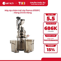 Máy ép chậm trái cây Famco 9701FC - Hàng Chính Hãng