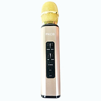 Micro karaoke kèm Loa bluetooth nhập khẩu cao Cấp Cắm thẻ nhớ 3 trong 1 Hàng chính hãng