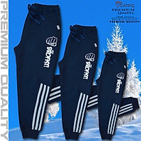 Quần dài bé trai vải 100% cotton in BROFIST màu NAVY là quần nỉ trẻ em CATRIO từ 9 tuổi (30kg) đến 18 tuổi (73kg) phù hợp thời tiết se lạnh mùa thu đông kiểu dáng thể thao tuyệt đẹp