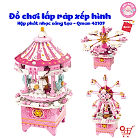 Đồ chơi lắp ráp lego Qman 42107 - Hộp phát nhạc sáng tạo dành cho bé gái từ 6 tuổi (418 chi tiết)