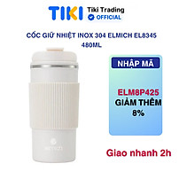 Cốc giữ nhiệt inox 304 Elmich EL8345 dung tích 480ML - Hàng Chính Hãng