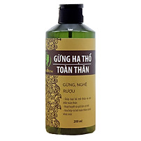 Gừng toàn thân hạ thổ giữ ấm cơ thể, lưu thông khí huyết, giảm đau nhức Wonmom 200ml