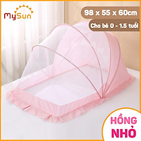 Màn mùng lưới chụp chống muỗi gấp gấp gọn thông minh che chắn cho bé sơ sinh, trẻ em ngủ MySun