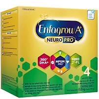 Sữa bột Enfagrow A+ NeuroPro 4 với 2’-FL HMO cho trẻ từ 2 – 6 tuổi – 2.2kg