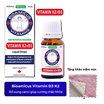 BIOAMICUS BioAmicus Vitamin D3 & K2 MK7 -SX tại Canada- giúp bé tăng hấp thu canxi