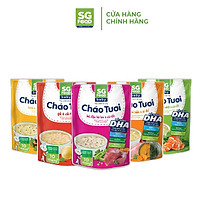 Combo 5 gói Cháo Tươi Baby SG Food 240g (Gà, Thịt Bằm, Bò, Tôm, Lươn)