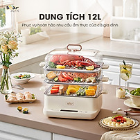 Nồi hấp điện BEAR 3 tầng 12L công suất 800W (EFS-4H27E / DZG-CA2G2)