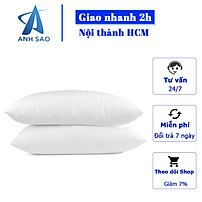 1 cặp ruột gối hơi cao cấp - Gòn bông nhân tạo an toàn sức khỏe, không chứa chất độc hại - Có khóa kéo dễ dàng thêm bớt gòn bên trong - Êm ái, mềm mịn