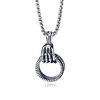 Dây Chuyền Nam Titan Ko Đen TT 2562