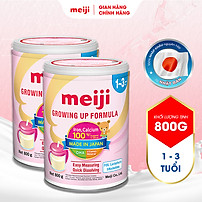 Combo 2 Hộp Sản Phẩm Dinh Dưỡng Công Thức Meiji Growing Up Formula - Nhập khẩu chính hãng (800g)