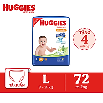 Tã/bỉm quần Huggies Skin Care Super Jumbo L68+4