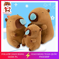 Gấu bông Chuột Capybara Thú nhồi bông Capybara Bộ trưởng Bộ Ngoại Giao đáng yêu