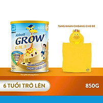 1 Lon Grow 6+ 850g tặng 01 Summer towel (Khăn choàng cho bé)