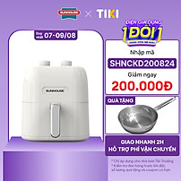 Nồi chiên không dầu 5.5L Sunhouse SHD4022 - Hàng chính hãng