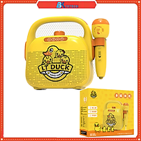Loa Micro kèm mic BK TOTECH Hát Karaoke Chú Vịt Cho Bé