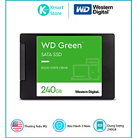 Ổ Cứng SSD WD Green 240GB 3D NAND - WDS240G2G0A - Hàng Chính Hãng
