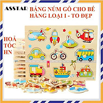 Bảng Núm Gỗ, Đồ Chơi Gỗ Nhiều Chủ Đề, Đồ Chơi Giáo Dục Sớm Cho Bé, Đồ Chơi Trẻ Em Asstar