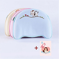 Gối cho bé và trẻ sơ sinh Babyup, gối cao su non cao cấp, chống bẹp đầu, méo đầu, móp đầu