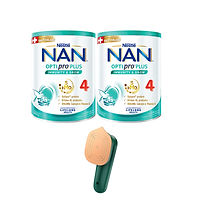 Combo 2 lon Sữa bột NAN OPTIPRO PLUS 4 Nestle Bé 2 - 6 tuổi 800g/lon Giúp tiêu hóa tốt