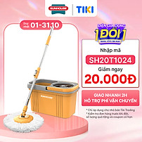 Bộ Lau Nhà Xoay 360 Độ Sunhouse Ks-Cl350PO