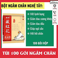 Túi 100 Gói Ngâm Chân Thảo Dược Gừng, Đương Quy, Nghệ Tay, Ngải Cứu Giúp Lưu Thông Máu, Giảm Đau Mỏi Còn Rất Nhiều Tác Dụng Tốt Cho Sức Khoẻ