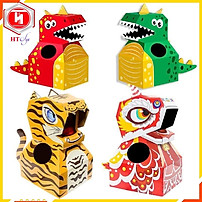 Đồ chơi trung thu, đồ chơi hoá trang cho bé đầu Kỳ Lân, Hổ, Khủng Long, Đồ chơi trẻ em HT SYS