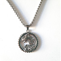 Dây chuyền nam mặt Sói cực cá tính