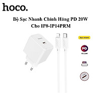 Bộ Sạc Nhanh PD 20W Cho iPhone, iPad Hoco C76Plus/CS13/CS13A - Hỗ trợ sạc nhanh 0-50% Pin trong 30p - Hàng Chính Hãng
