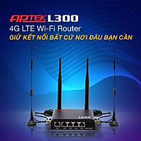 Thiết bị phát sóng WIFI 4G APTek L300 - Hàng chính hãng