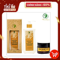 Combo dưỡng trắng da toàn diện Wonmom (1 kem sữa nghệ toàn thân+1 kem nghệ tươi)