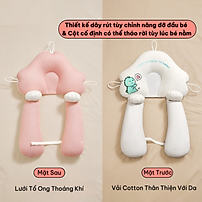 Gối định hình đầu, gối chặn chữ U cho trẻ sơ sinh A ( 0-1 tuổi)