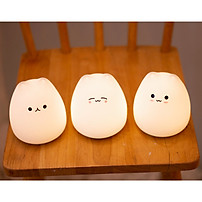 Đèn Ngủ Hình Mèo Con Siêu Dễ Thương - Chất liệu Silicon Dẻo Cao Cấp An Toàn DRU - Hàng Chính Hãng