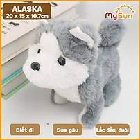 Đồ chơi con chó Robot biết đi, biết sủa, vẫy đuôi thông minh MySun