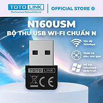 N160USM - USB Wi-Fi siêu nhỏ chuẩn N 150Mbps