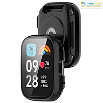 Ốp bảo vệ cho Redmi Watch 3 Active/ Lite - Chất PC + kính cường lực (OCLMI3A)