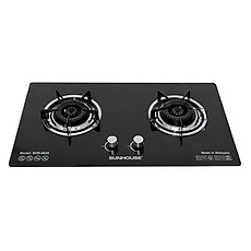 Bếp Gas Âm Đôi Sunhouse SHB6636 - Đen - Hàng chính hãng