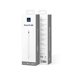 Bút cảm ứng chống tì tay WIWU Pencil W A03 Cho iPad Air4/5/6, Gen10/Pro 11/12.9/13 inch M2/M4 2024 - hàng chính hãng