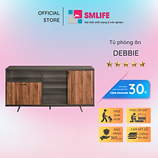 Tủ phòng ăn bằng gỗ công nghiệp đẹp SMLIFE Debbie