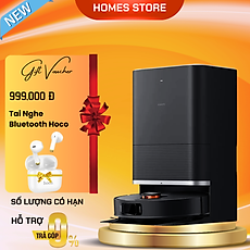 Robot Hút Bụi Lau Nhà Xiaomi X20 Max Xòe Giẻ, Chổi Tricut Hạn Chế Tóc Rối Giặt Nước Nóng Lực Hút 8000 Pa- Hàng Chính Hãng