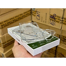 Ốp Lưng Siêu Mỏng 0.3mm Chống Ố Vàng Cho iPhone 16 / 16pro hiệu Gucase Memumi Crystal -Hàng nhập khẩu