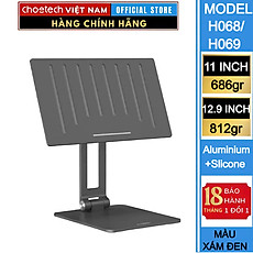 Giá đỡ hít nam châm Choetech H068 cho i-Pad pro 11inch và Choetech H069 cho i-Pad 12.9inch ( Hàng chính hãng)