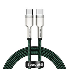 Cáp sạc siêu nhanh 100W Baseus Cafule Series Metal Data Cable Type-C to Type-C (100W) - Hàng Chính Hãng