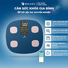 Cân Điện Tử Thông Minh cao cấp chính hãng Sailaza SA- 1211, đo 22 dữ liệu Sức Khỏe + màn hình màu LCD