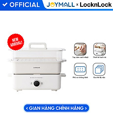 Nồi lẩu đa năng 4.5L Bianco LocknLock EJP154IVY, Hàng chính hãng, Phủ sứ chống dính, tay cầm cách nhiệt - JoyMall