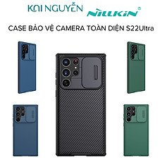 Ốp Case Bảo Vệ Camera Nillkin Camshield Pro Dành Cho Samsung Galaxy S22Ultra - Hàng Chính Hãng