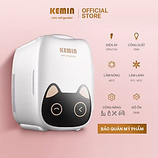 Tủ lạnh mini KEMIN 6L CAT HEAD Chính hãng