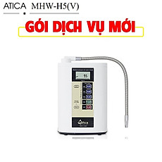 Máy lọc nước ion kiềm giàu hydro Atica MHW-H5(V) nhập khẩu nguyên chiếc từ Nhật Bản, sản xuất bởi Hitachi Maxell, công nghệ điện phân 2 lần - Hàng chính hãng