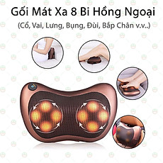 Gối Mát Xa Massage KhoNCC Hàng Chính Hãng Vật Lý Trị Liệu Xua Tan Mệt Mỏi Cổ, Vai, Eo, Hông, Đùi  - KPD-5818-GMX8B