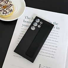 Ốp lưng hand trap đai đeo tay cho Samsung Galaxy S25 Ultra 5G hiệu Likgus TRAPS - Chống ố vàng, lưng nhám, chống bám bẩn, đai đeo silicon co giãn, chống rơi - hàng nhập khẩu