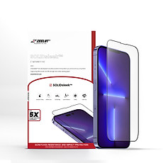 Miếng Dán Cường Lực ZEELOT SOLIDSLEEK Chống Vân Tay dành cho iPhone 14 Pro Max- 14 Pro- 14 Plus- iphone 14_ Hàng Chính Hãng